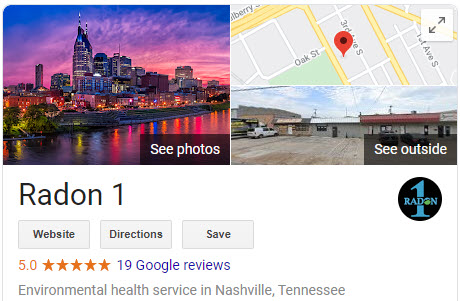 Google Reviews of Radon 1 Company
